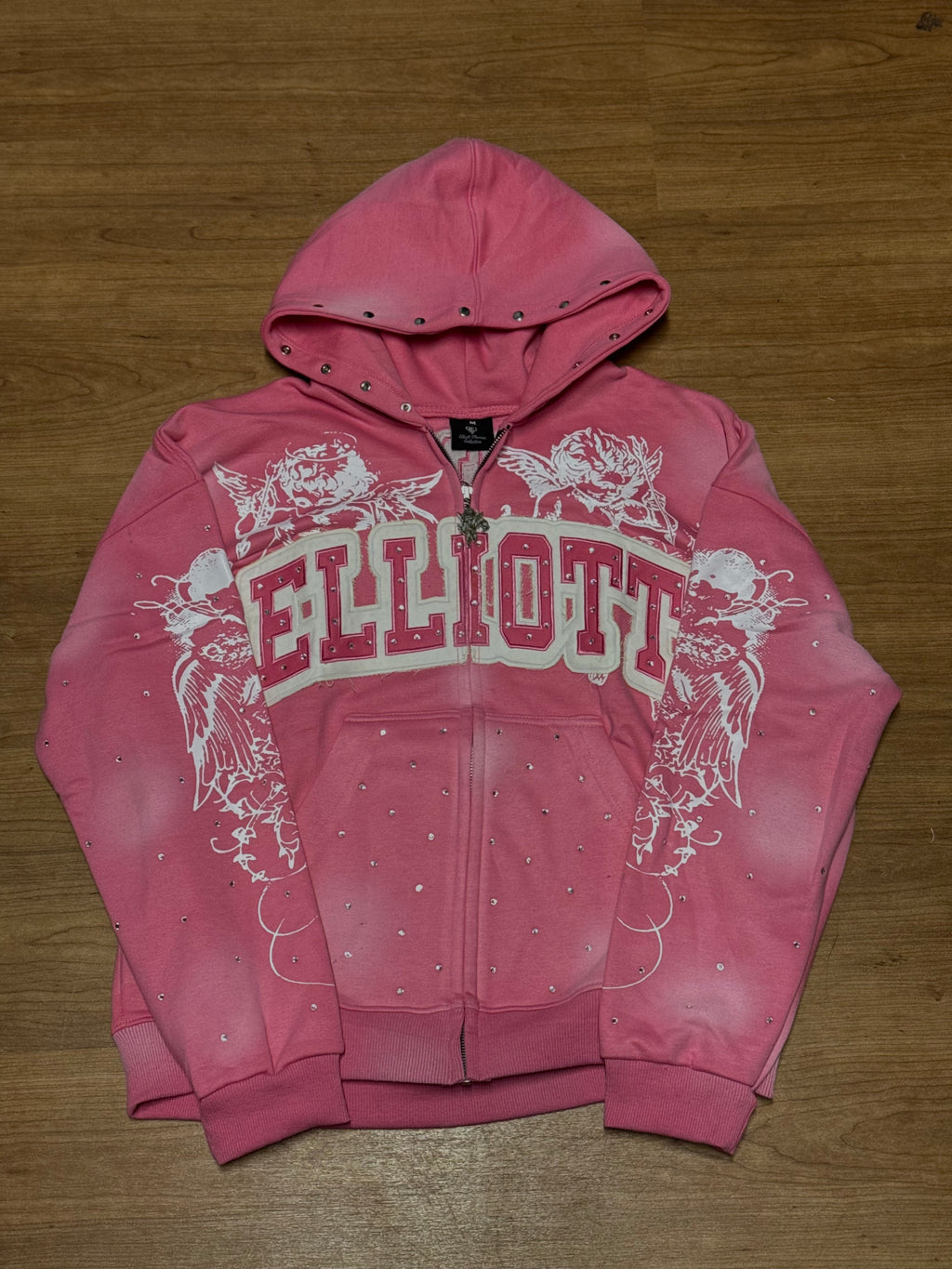 Heart Of Angels Pink Hoodie