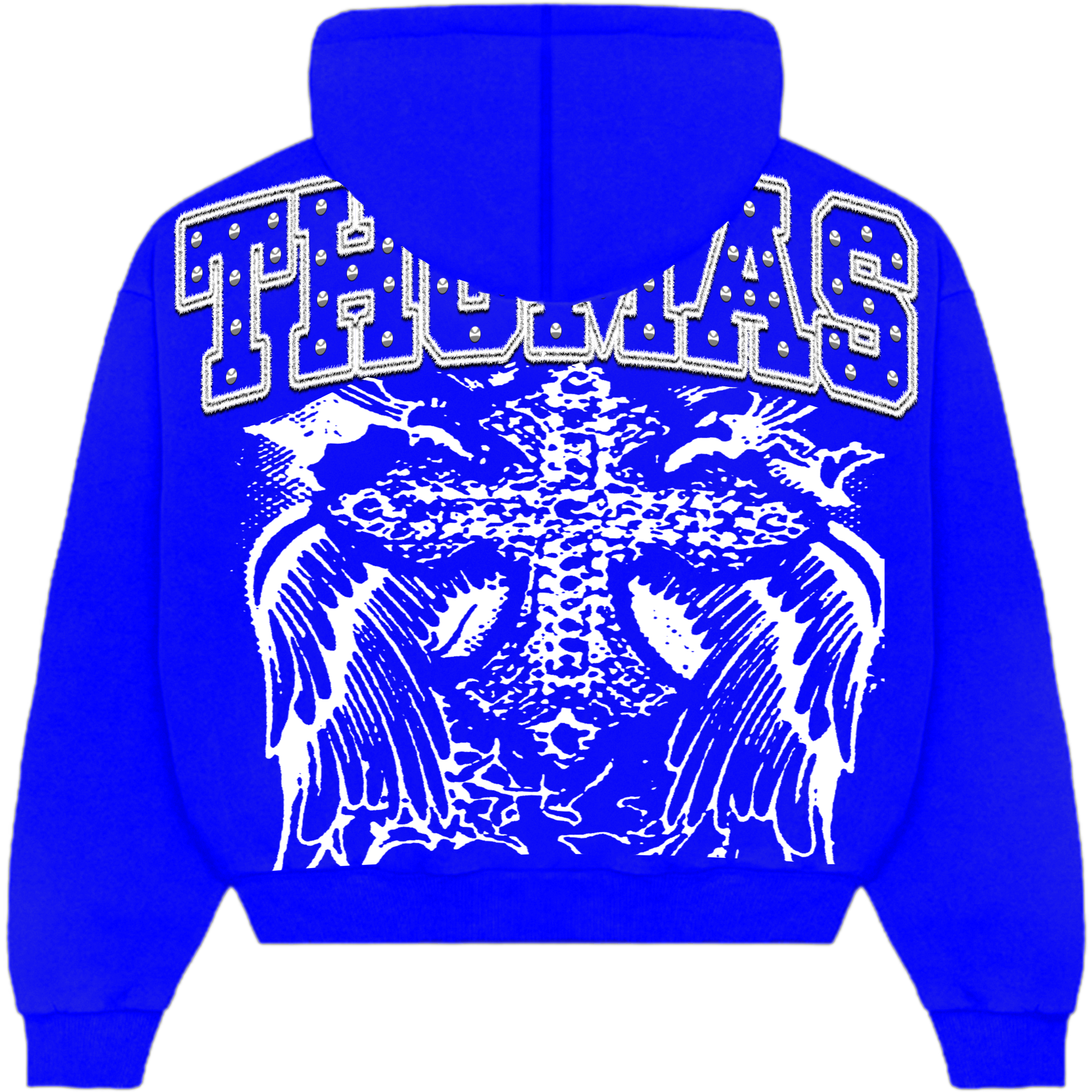 Heart Of Angels Blue Hoodie