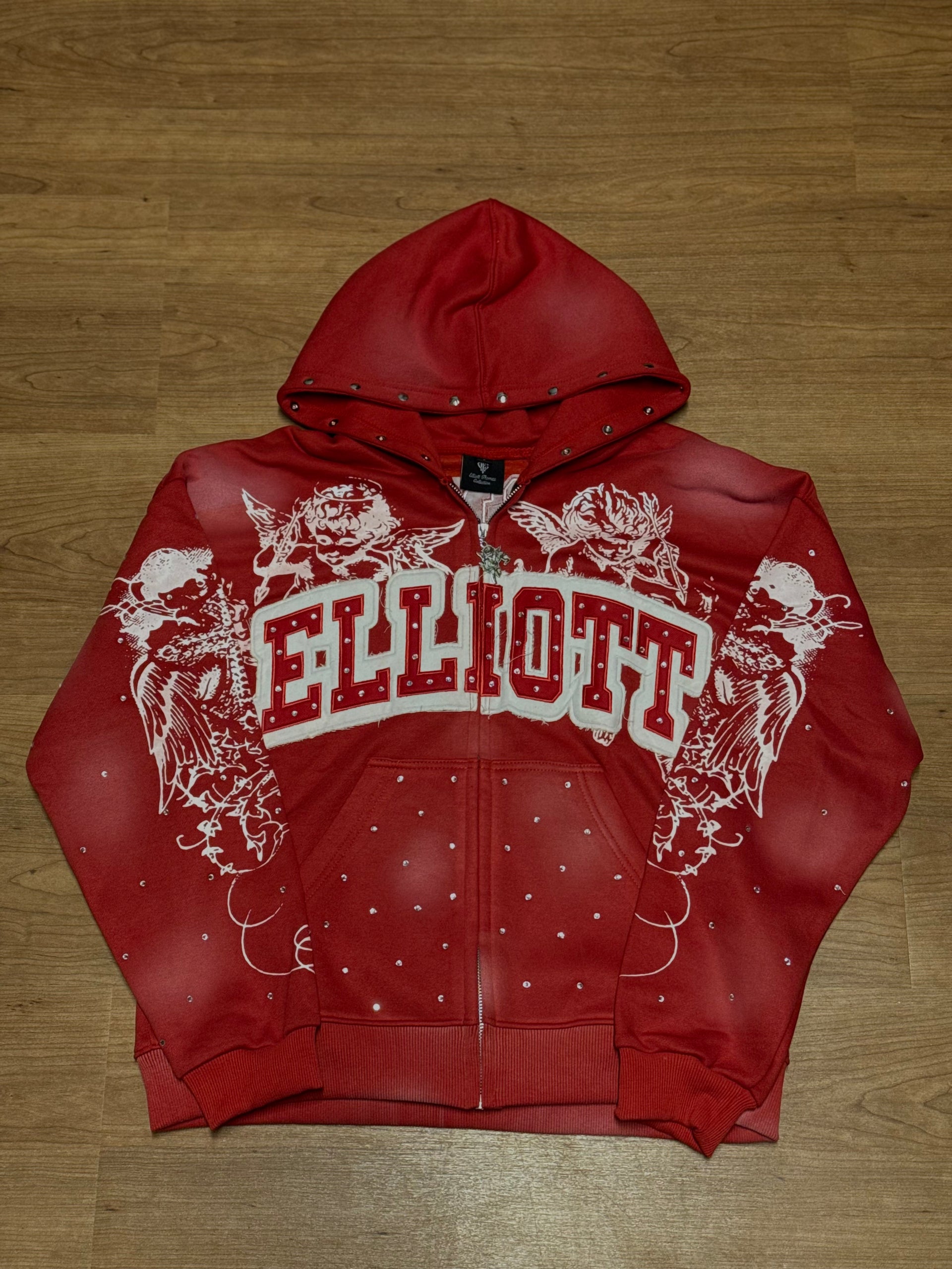 Heart Of Angels Red Hoodie