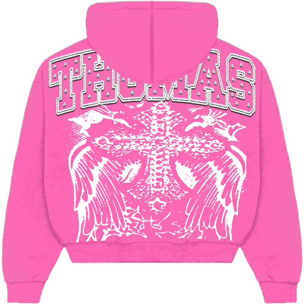 Heart Of Angels Pink Hoodie
