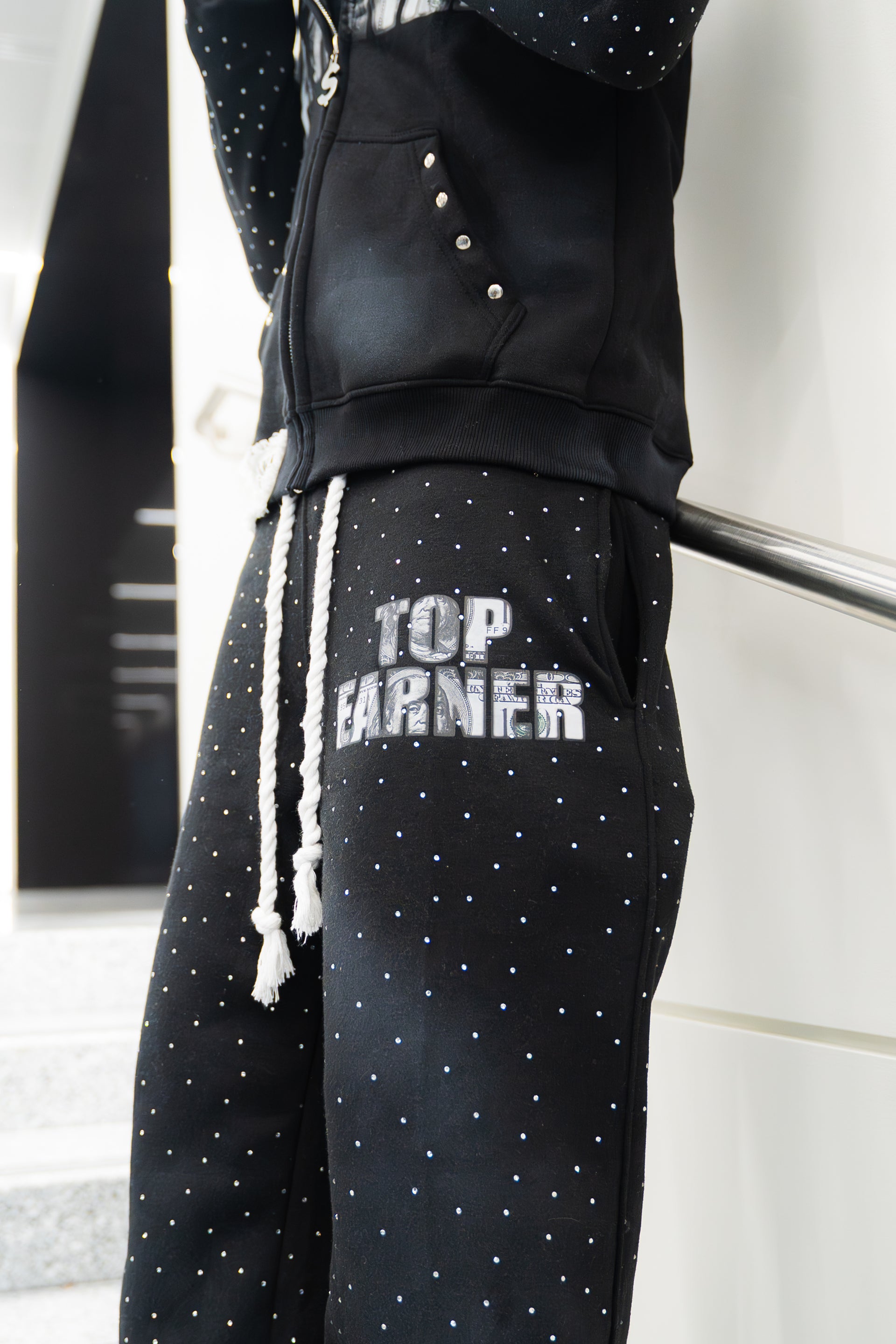 Top Earner Rhinestone Pants