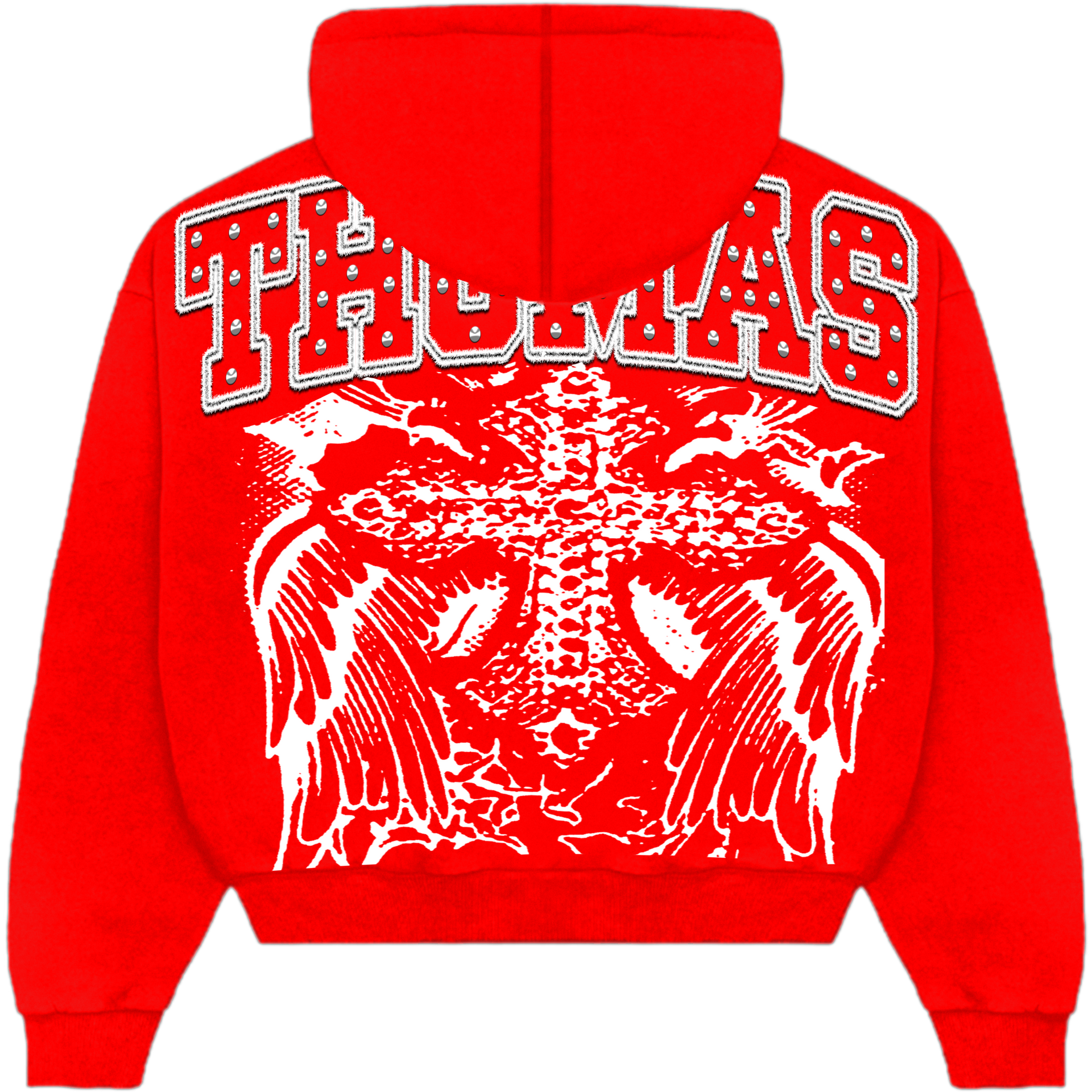 Heart Of Angels Red Hoodie