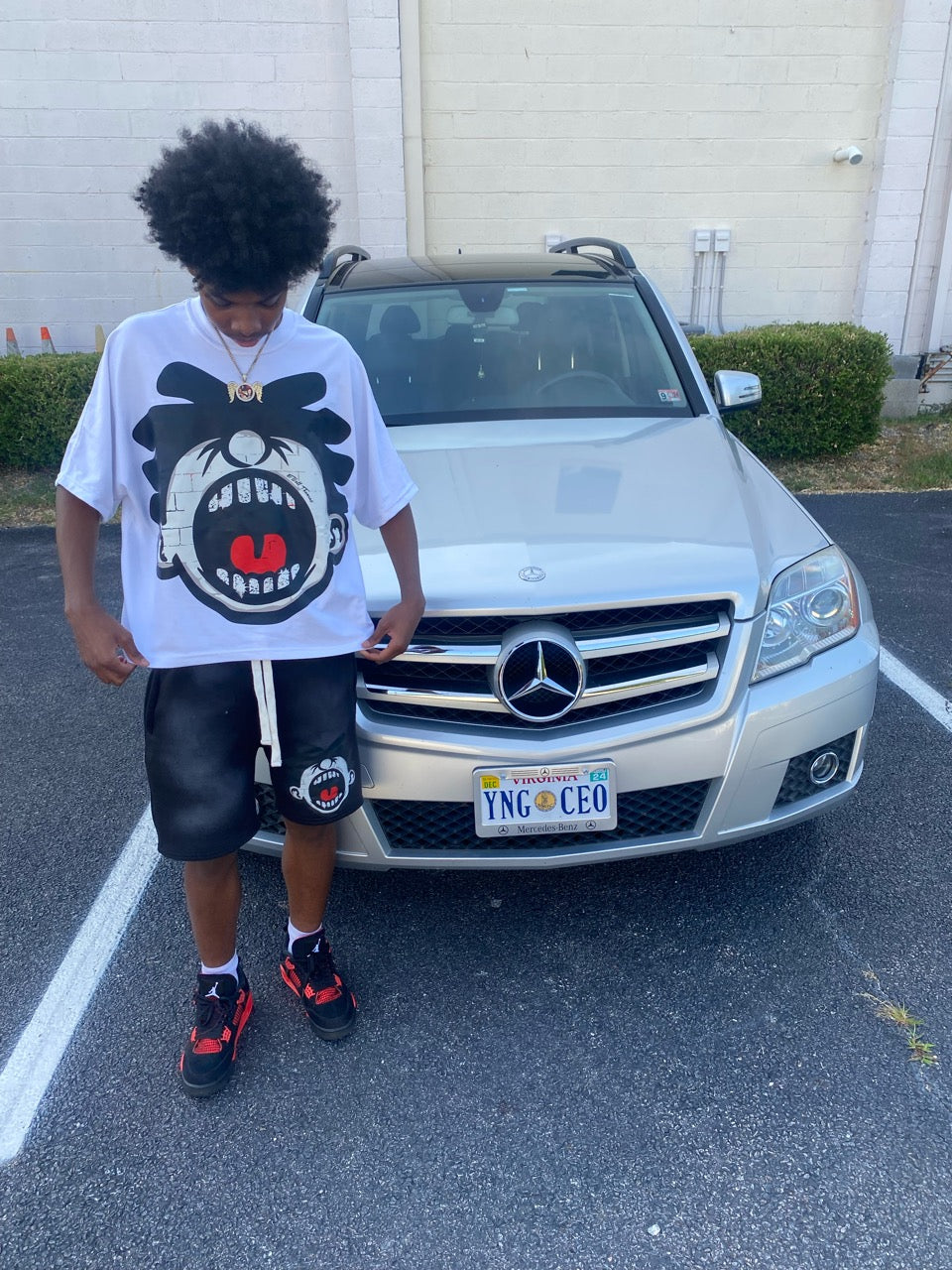 "Grillz" Big Head Shorts