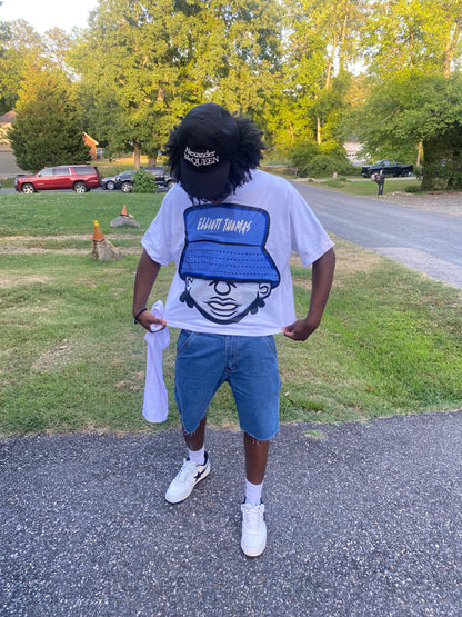 "Cool Blue" Big Head Shirt